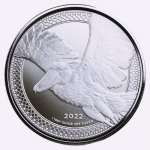 1 ounce silver Congo 2022 BU - SHOEBILL STORK - King of...