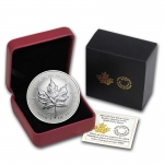 1 Unze Silber Maple Leaf 2014 Kanada Privy Mark WMF Berlin Reverse Proof