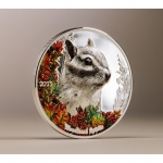 1 ounce silver Mongolia 2023 Proof - CHIPMUNK - Series...