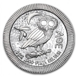 1 oz Silver New Zealand Mint $2 Owl of Athens.999 Fine 2017 Stacker