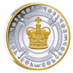 1 Unze Silber Niue 2022 Proof - Charles III. - Krönung - 1 NZD