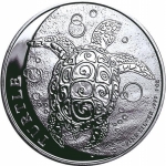 1 Unze Silber Niue 2022 Taku Turtle Schildkröte Neuseeland BU 2 NZ$