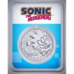 1 oz Silver Niue Islands - Sonic the Hedgehog - 2022 BU 2$ - Coin Card - TEP