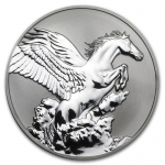 1 Unze Silber Pegasus Tokelau 5 Dollars 2014  Reverse Proof