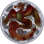 1 OUNCE Phoenix 2022 RED-GOLDEN Australien 1AUD Chinese Myths and Legends