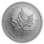 1 oz Silver Canadian Maple Leaf 2015 - Sheep Privy