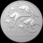 2020 1 oz Australian Silver Red Kangaroo in Capsule RAM 