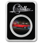 1 Unze Silber Round - 1959 Cadillac Eldorado Biarritz - General Motors Muscle Cars - BU Color Coin Card
