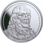 1 Ounce Silver Round - Benjamin Franklin (1) - Founders...