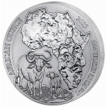1 Unze Silber Ruanda Kaffernbüffel 2015 African...