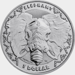 1 ounce silver Sierra Leone 2023 BU  - ELEPHANT African...