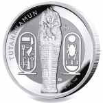 1 ounce silver Sierra Leone 2023 - King Tutankhamun Sarcophagus - Reverse Frosted Proof