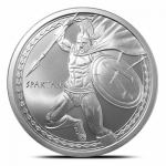 1 Unze Silber Silver Round Spartan Warrior Series  999,99