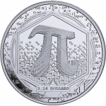 1 ounce silver  Solomon Islands 2023 BU - PI mathematics - 3,14 $ 