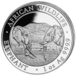 1 Oz Silver Somalia 100 Sh Elephant Coin 2020