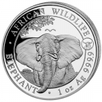 2021 Somalia 1 oz Silver Elephant BU (Ox Privy)