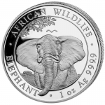 1 Unze Silber Somalia Elefant 2021 BU
