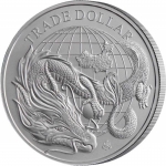1 Unze Silber St. Helena 1 GBP Modern Chinese Trade Dollar 2021 BU
