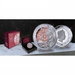 1 Ounce Silver Tokelau 2023 Proof Rosegeold - Queen...