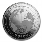 2020 Tokelau 1 oz Silver Terra 2020 BU
