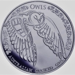 1 oz Silver Tokelau - Australian Masked Owl - 2022 BU - Series Owl from Tokelau - 4th Issue