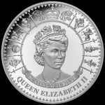 1 Unze Silber Tokelau Queen Elisabeth II - Platinum...
