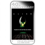 1 Unze Silber Tuvalu Alien 40 Jahre Alien Farbig...