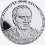 1 Ounce Silver Round - Marcus Tullius Cicero (1) - Founders of Freedom - BU - Issue 2