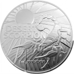 2022  $1 Australia 1 oz Silver Australias Most Dangerous - Desert Scorpion BU