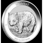 1 Unze Silber Wombat 2022 Australien 1AUD in Kapsel