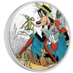 1 Ounce Silver Niue  90 Years Anniversary - Goofy - 2022 Proof Color 2 NZD