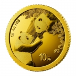 1 g Gold Panda 2023 BU 10 Yuan