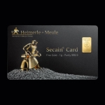 1 g Goldbarren Heimerle + Meule Secain Card 999,99 im Blister