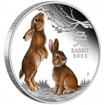 1 oz Silver Australia - Year of the Rabbit - Lunar Rabbit...