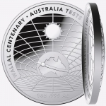 1 Ounce Silver Australien - Wallal Expedition Wallal Expedition 100th Anniversary -Einsteins Theory of Relativity Gravitation - Dome Shape - 2022 Proof - RAM