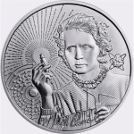 NEU* 1 oz Silber Niue 2023 BU Finish - MARIE CURIE - Icons of Inspiration Serie