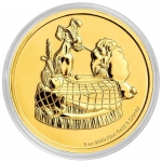 1 Ounce GOLD Niue Islands  Lady and the Tramp  2022 BU 250 NZ$ only 100 pieces