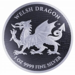 1 oz Silber Niue Islands Welsh Dragon 2022 BU 2 NZ$