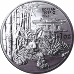 1 oz Silber Südkorea South Korea Tiger 2021