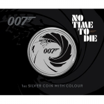 1 oz Silver Tuvalu 2022 - James Bond 007 Black Edition -...