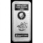 1,000 gram Silver Cook Islands Bounty Silver Bar (.999 Fine)