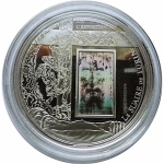 15,5 g Silver Cameroun 2010 - The Shroud of Turin - Jesus...