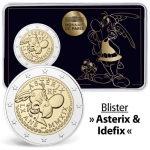 2 Euro Frankreich 2019 60 Jahre Asterix in Coincard Motiv 2 Asterix & Idefix