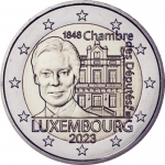 2 Euro Luxemburg 2023 bfr 175. Jahrestag der Abgeordnetenkammer und der ersten Verfassung
