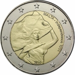 2 Euro Malta 2014 50 Anniversary of Independence