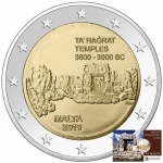 2 Euro Malta 2019 Ta\' Hagrat Temples Coincard