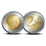 2 Euro Netherlands 2014 King Willem-Alexander/ Beatrix Double Portrait unc.