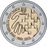 2 Euro Portugal 2015 150 Years Red Cross unc