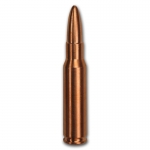 2 Unzen Copper BULLET .308 CALIBER 7.62 NATO 999,99 Kugel
