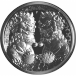 2 ounce silver Australia 2020 Proof - Double Pixiu...